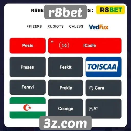 Métodos de pagamento aceitos no r8bet