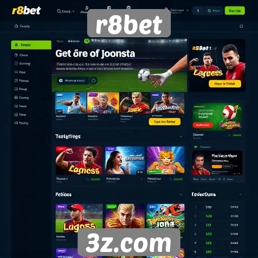 Interface e usabilidade do r8bet