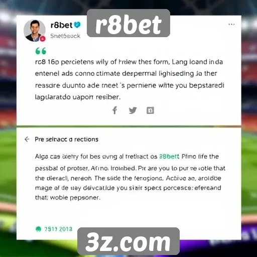Feedback de usuários sobre a experiência em r8bet