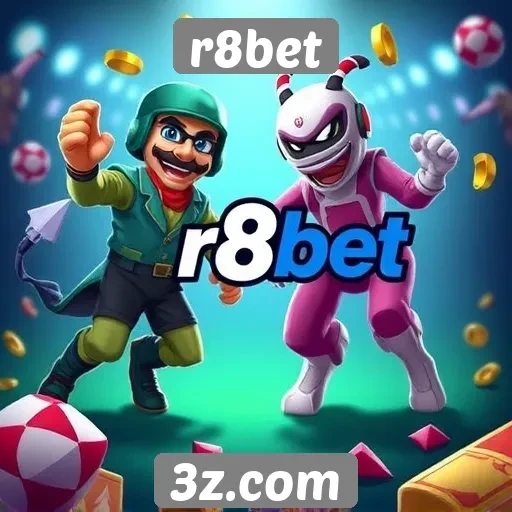 Variedade de jogos disponíveis na r8bet